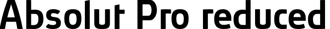Absolut Pro reduced font - Absolut_Pro_Medium_reduced.otf