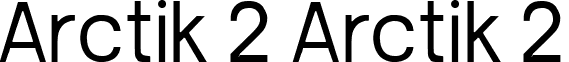 Arctik 2 Arctik 2 font - Arctik 2.ttf