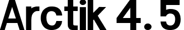 Arctik 4. 5 font - Arctik 4.5.ttf