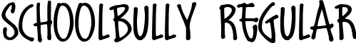 Schoolbully Regular font - schoolbully.ttf