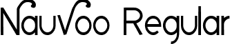 Nauvoo Regular font - nauvo___.ttf