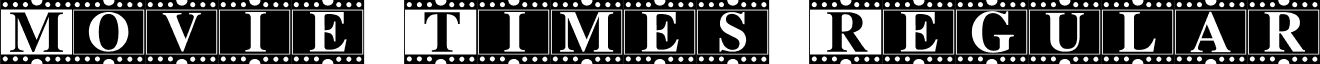 Movie Times Regular font - Movie Times.ttf