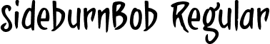 sideburnBob Regular font - SBBTRIAL.ttf