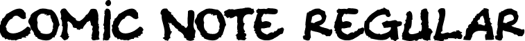 Comic Note Regular font - ComicNote.ttf