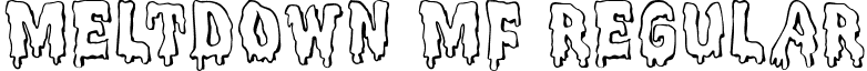 Meltdown MF Regular font - MELTM___.TTF