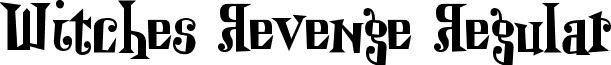 Witches Revenge Regular font - Qranklestein.ttf