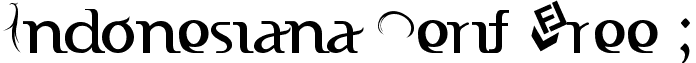 Indonesiana Serif Free ; font - Indonesiana TrueTypeFont Powered By Fizz_Labz.ttf
