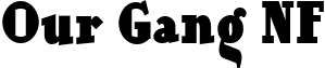 Our Gang NF font - OurGangNF.ttf