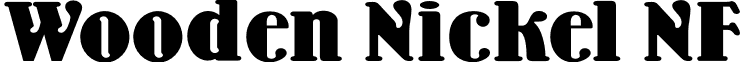 Wooden Nickel NF font - WoodenNickelNF.otf