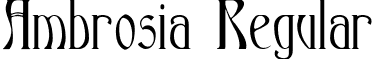 Ambrosia Regular font - unical-blackletter-medievalambrosia-regular.ttf