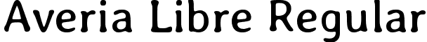 Averia Libre Regular font - AveriaLibre-Regular.ttf