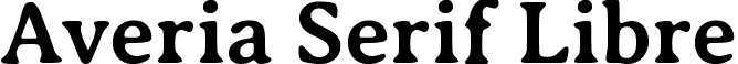 Averia Serif Libre font - AveriaSerifLibre-Bold.ttf