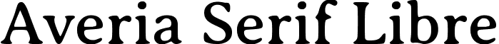Averia Serif Libre font - AveriaSerifLibre-Regular.ttf