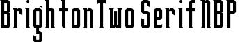 BrightonTwo Serif NBP font - 2BR_SER.ttf