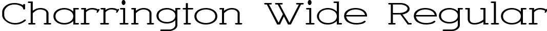 Charrington Wide Regular font - Charwid.ttf