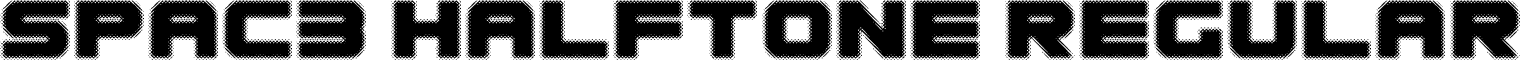 Spac3 halftone Regular font - Spac3 halftone.ttf