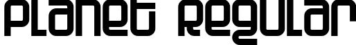 Planet Regular font - PLANET__.TTF