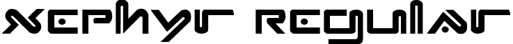 Xephyr Regular font - XEPH.TTF