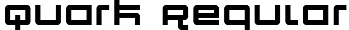 Quark Regular font - Quark.ttf