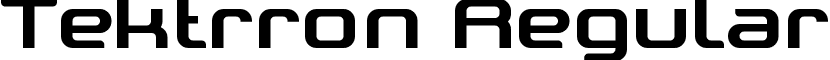 Tektrron Regular font - TER_____.TTF