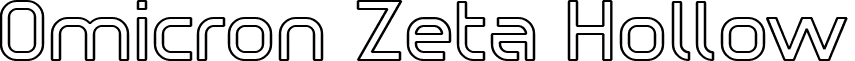 Omicron Zeta Hollow font - Omiczh__.ttf