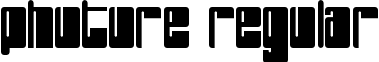 PHuture Regular font - PHuture.ttf