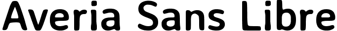 Averia Sans Libre font - Averia Sans Libre Bold.ttf
