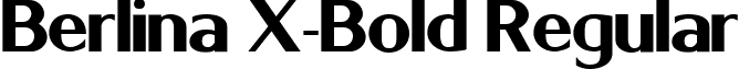Berlina X-Bold Regular font - Berlina X-Bold.ttf
