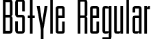 BStyle Regular font - BStyle_R.otf