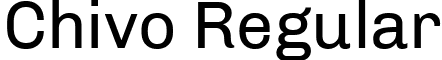 Chivo Regular font - Chivo-Regular.ttf