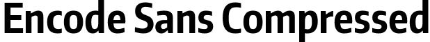 Encode Sans Compressed font - EncodeSansCompressed-Bold.ttf