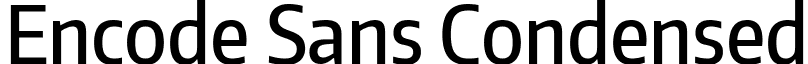 Encode Sans Condensed font - EncodeSansCondensed-Medium.ttf