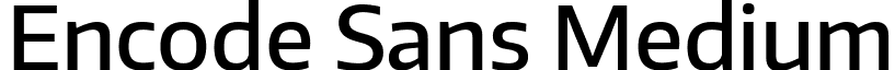 Encode Sans Medium font - EncodeSans-Medium.ttf