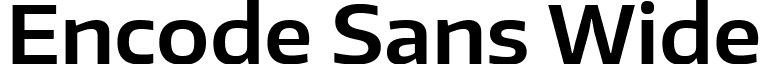 Encode Sans Wide font - EncodeSansWide-600-SemiBold.ttf