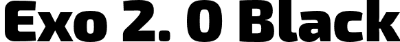 Exo 2. 0 Black font - Exo2.0-Black.otf