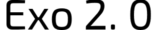 Exo 2. 0 font - Exo2.0-Regular.otf