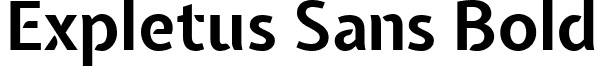 Expletus Sans Bold font - ExpletusSans-Bold.ttf