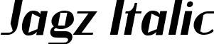 Jagz Italic font - JAGZI___.ttf