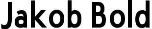 Jakob Bold font - jakob_b.ttf