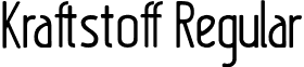 Kraftstoff Regular font - Kraftstoff-Regular.otf