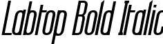 Labtop Bold Italic font - LABTOPBI.ttf