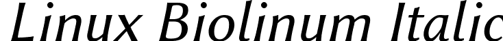 Linux Biolinum Italic font - LinBiolinum_RIah.ttf