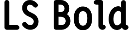 LS Bold font - LSBold.otf