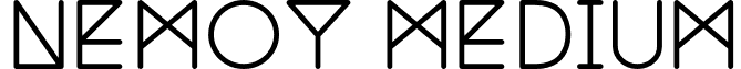 Nemoy Medium font - Nemoy_medium.otf