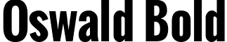 Oswald Bold font - Oswald-Bold.ttf