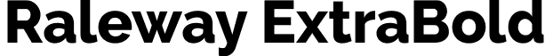 Raleway ExtraBold font - Raleway-ExtraBold.ttf