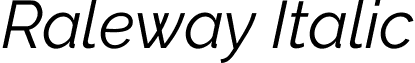 Raleway Italic font - Raleway Italic.ttf