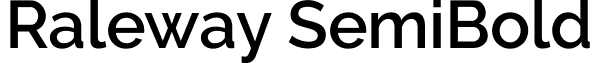 Raleway SemiBold font - Raleway-SemiBold.ttf