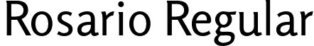 Rosario Regular font - Rosario-Regular.otf