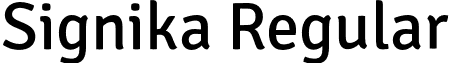 Signika Regular font - Signika-Regular.otf